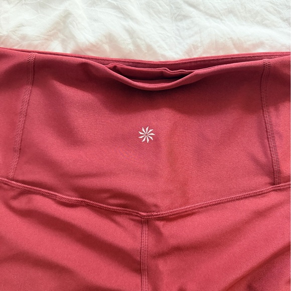ATHLETA - NWOT - Garnet Shimmer Elation Leggings - Size XL - Picture 4 of 4